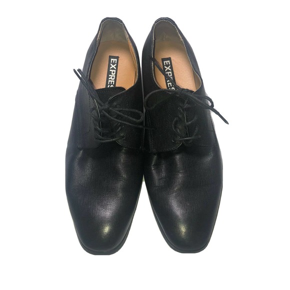 Express Leather Dress Shoes US Men’s Size‎ 10 Black - Picture 1 of 9